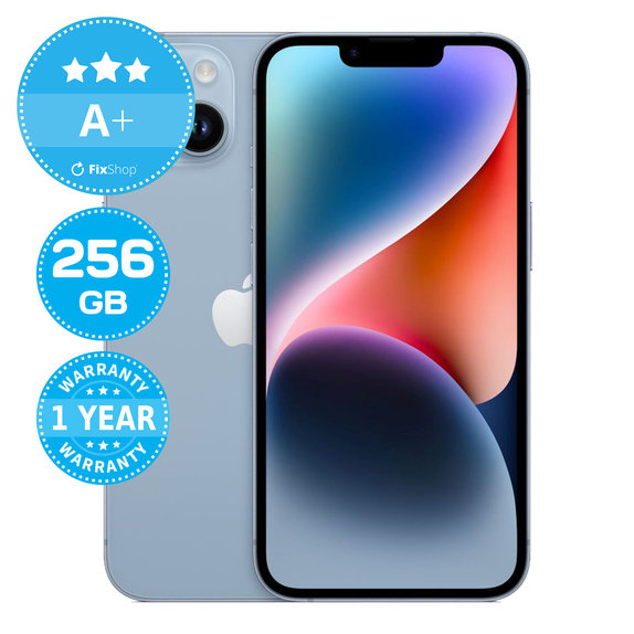 Apple iPhone 14 Blue 256GB A+ Refurbished