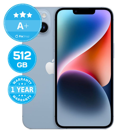 Apple iPhone 14 Blue 512GB A+ Refurbished