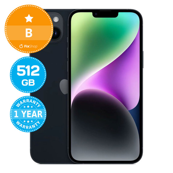 Apple iPhone 14 Plus Midnight 512GB B Refurbished