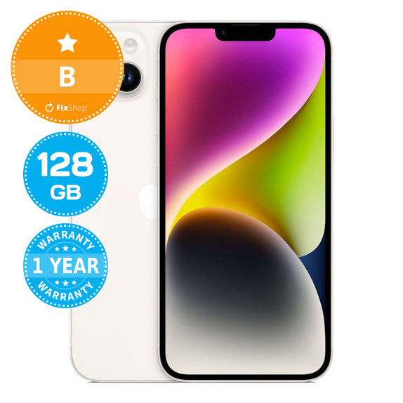 Apple iPhone 14 Plus Starlight 128GB B Refurbished