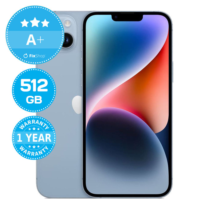 Apple iPhone 14 Plus Blue 512GB A+ Refurbished