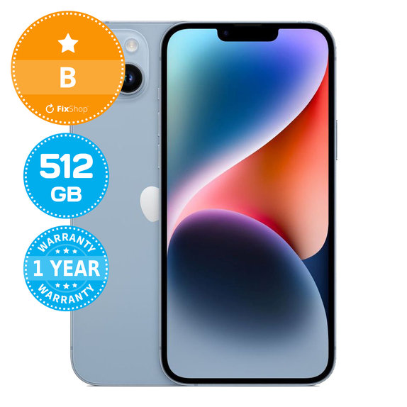 Apple iPhone 14 Plus Blue 512GB B Refurbished