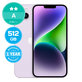 Apple iPhone 14 Plus Purple 512GB A Refurbished