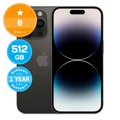Apple iPhone 14 Pro Space Black 512GB B Refurbished