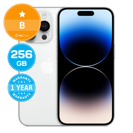 Apple iPhone 14 Pro Silver 256GB B Refurbished