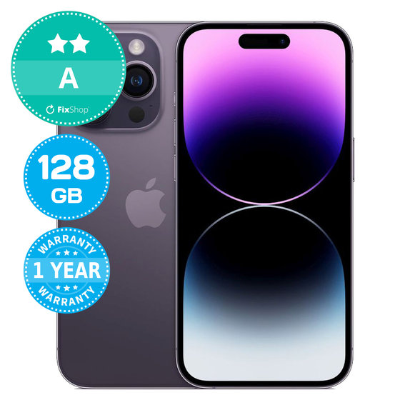 Apple iPhone 14 Pro Deep Purple 128GB A Refurbished