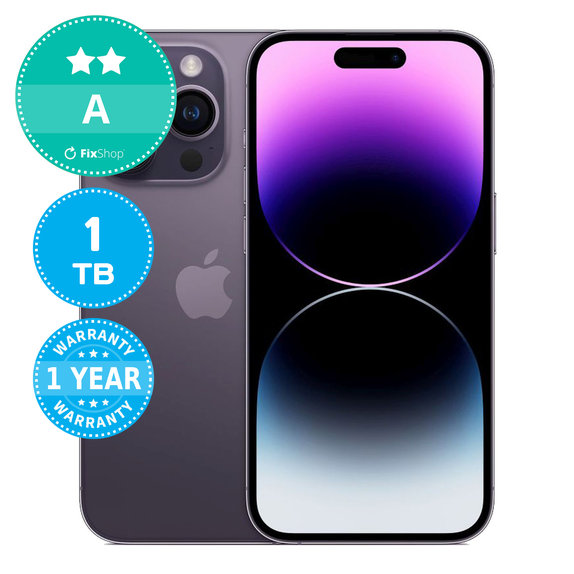 Apple iPhone 14 Pro Deep Purple 1TB A Refurbished