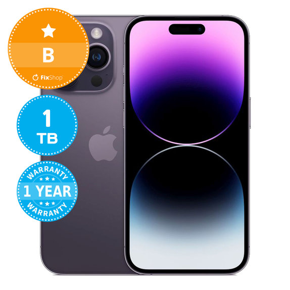 Apple iPhone 14 Pro Deep Purple 1TB B Refurbished