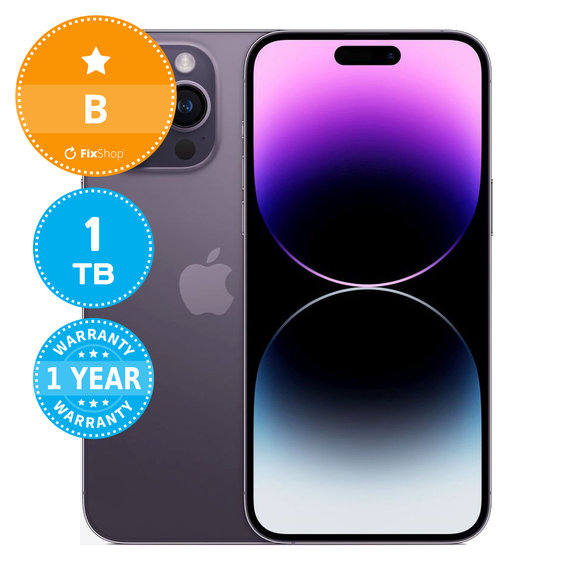 Apple iPhone 14 Pro Max Deep Purple 1TB B Refurbished