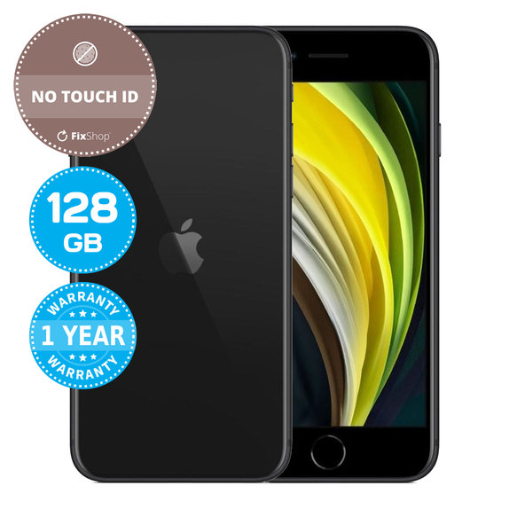 Apple iPhone SE (2nd Gen 2020) Black 128GB (No Touch ID) Refurbished