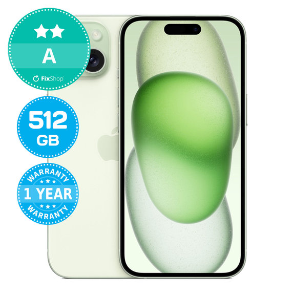 Apple iPhone 15 Green 512GB A Refurbished