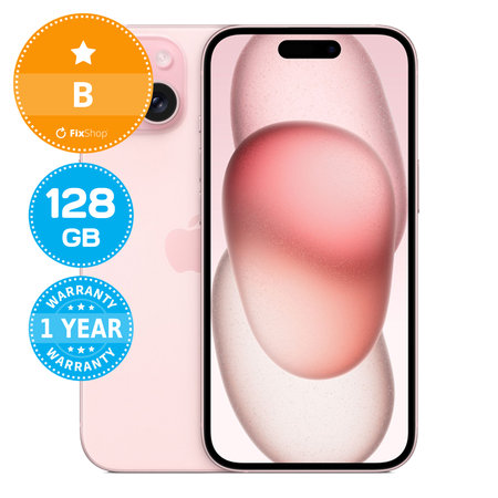 Apple iPhone 15 Pink 128GB B Refurbished