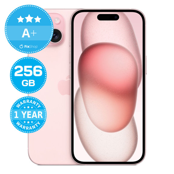 Apple iPhone 15 Pink 256GB A+ Refurbished