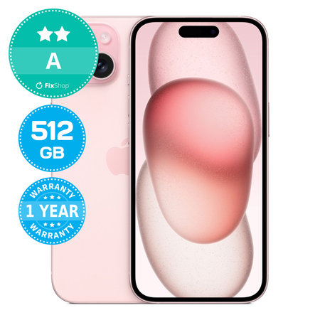 Apple iPhone 15 Pink 512GB A Refurbished