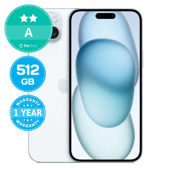 Apple iPhone 15 Plus Blue 512GB A Refurbished