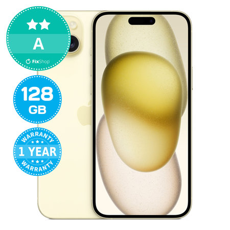 Apple iPhone 15 Plus Yellow 128GB A Refurbished
