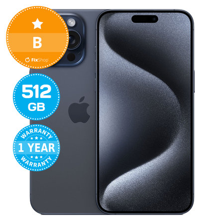 Apple iPhone 15 Pro Max Blue Titanium 512GB B Refurbished