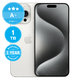 Apple iPhone 15 Pro Max White Titanium 1TB A+ Refurbished