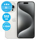 Apple iPhone 15 Pro Max White Titanium 512GB A+ Refurbished