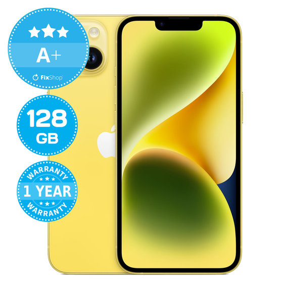 Apple iPhone 14 Yellow 128GB A+ Refurbished