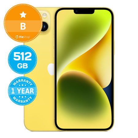 Apple iPhone 14 Plus Yellow 512GB B Refurbished