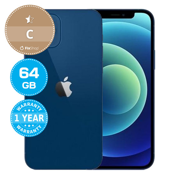 Apple iPhone 12 Blue 64GB C Refurbished
