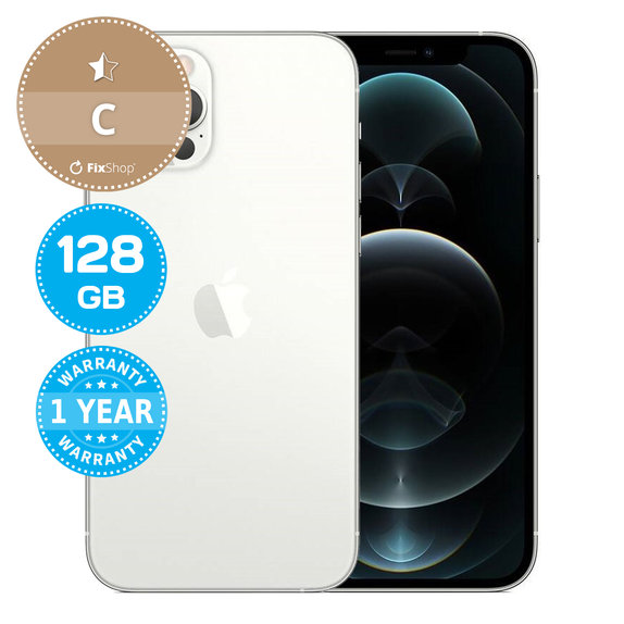 Apple iPhone 12 Pro Silver 128GB C Refurbished