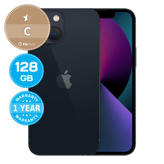 Apple iPhone 13 Mini Midnight 128GB C Refurbished