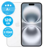 Apple iPhone 16 White 128GB A+ Refurbished