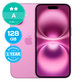 Apple iPhone 16 Pink 128GB A Refurbished