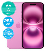 Apple iPhone 16 Plus Pink 256GB A Refurbished