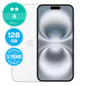 Apple iPhone 16 Plus White 128GB A Refurbished