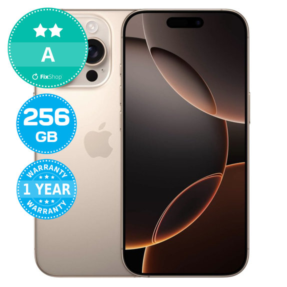 Apple iPhone 16 Pro Desert Titanium 256GB A Refurbished