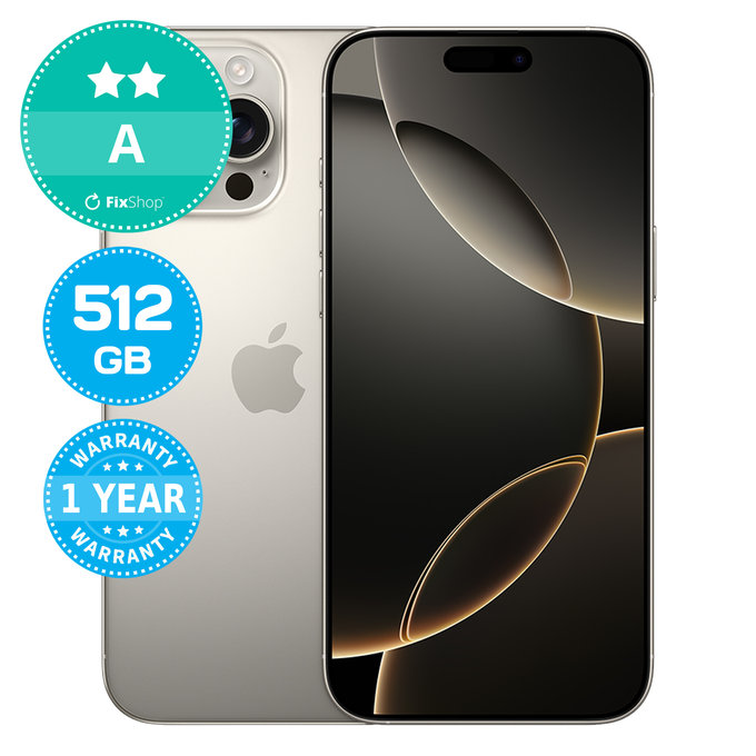 Apple iPhone 16 Pro Max Natural Titanium 512GB A Refurbished