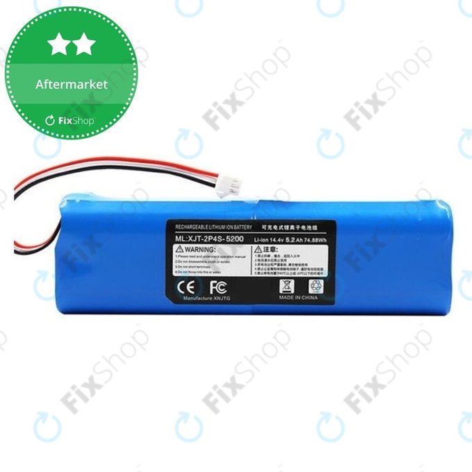 Xiaomi Roidmi EVE Plus, Viomi, Lydsto, Proscenic, Tefal - Akku Batterie XJT-2P4S-5200 Li-Ion 14.4V 5200mAh