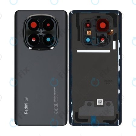 Xiaomi Redmi Note 14 Pro+ 5G 24094RAD4G - Akkudeckel (Midnight Black) - 5600240O16U00 Genuine Service Pack