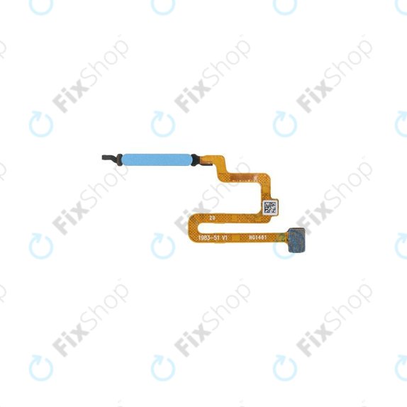 Xiaomi Redmi Note 11 Pro 5G 21091116I 2201116SG - Fingerabdrucksensor + Flex Kabel (Atlantic Blue)