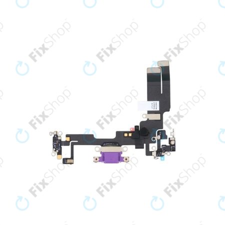 Apple iPhone 14 - Ladestecker Ladebuchse + Flex Kabel (Purple)