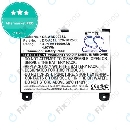 Akku batterie für Amazon Kindle 2, 1100mAh, Li-Ion, 3.7V, DR-A011, HQ