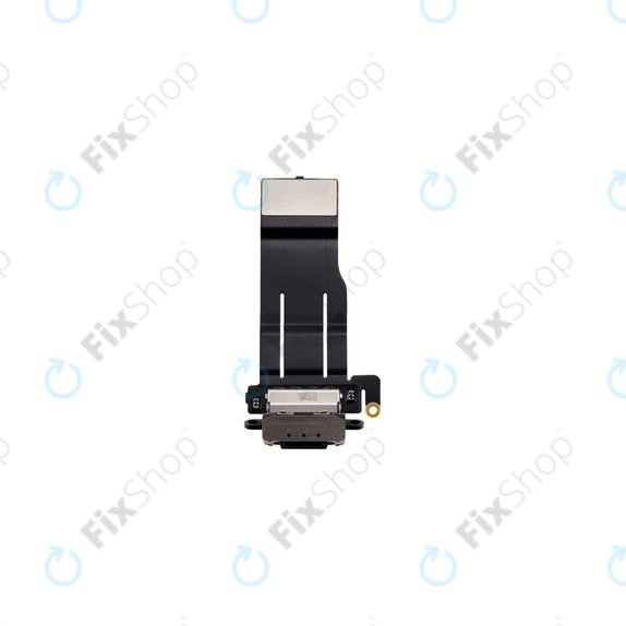 Apple iPad Pro 13 (2024) - Ladestecker Ladebuchse + Flex kabel (Black)