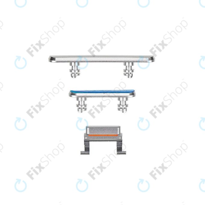 Apple iPhone XR - Einschalt- Silent Mode und Lautstärke Tasten (White)
