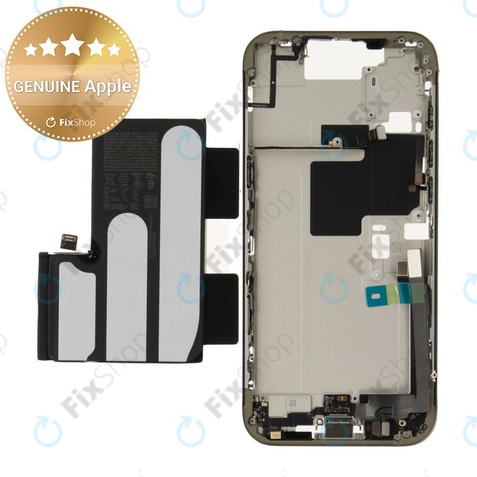 Mittelrahmen mit Batterie für iPhone 16 Pro Max | Natural Titanium | ZD076-00696 | Genuine Apple