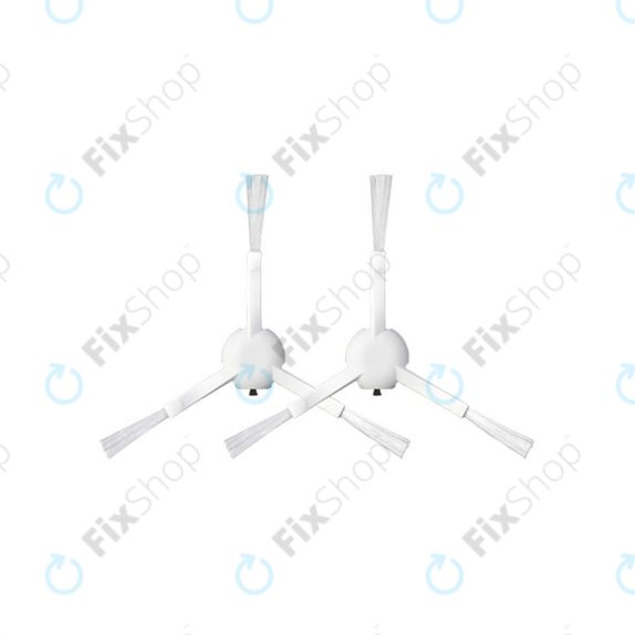 Xiaomi Dreame L10 Pro, D9, D9 Max, D9 Pro, F9, Mi Robot Vacuum Mop (Mijia 1C), 2 (Mijia 2C), 2 Pro+ (Mijia 1T), 2 Ultra, Trouver Roboter LDS - Seitenbürste (Weiß) - 2Stk.