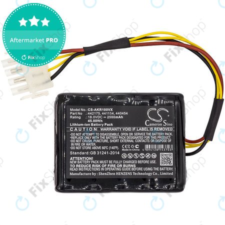 Akku batterie für Al-Ko Robolinho 100, Al-Ko Robolinho 110, 2500mAh, Li-Ion, 18V, 440454, HQ