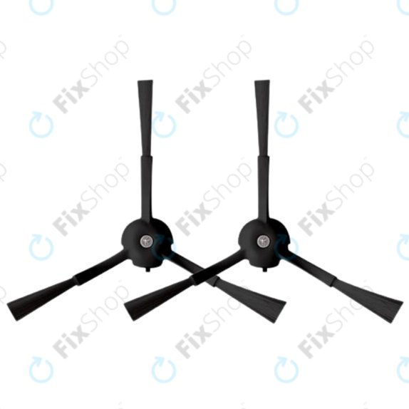 Seitenbürste, 2 Stk., Schwarz für Roborock S8 MaxV Ultra, S8 Max Ultra
