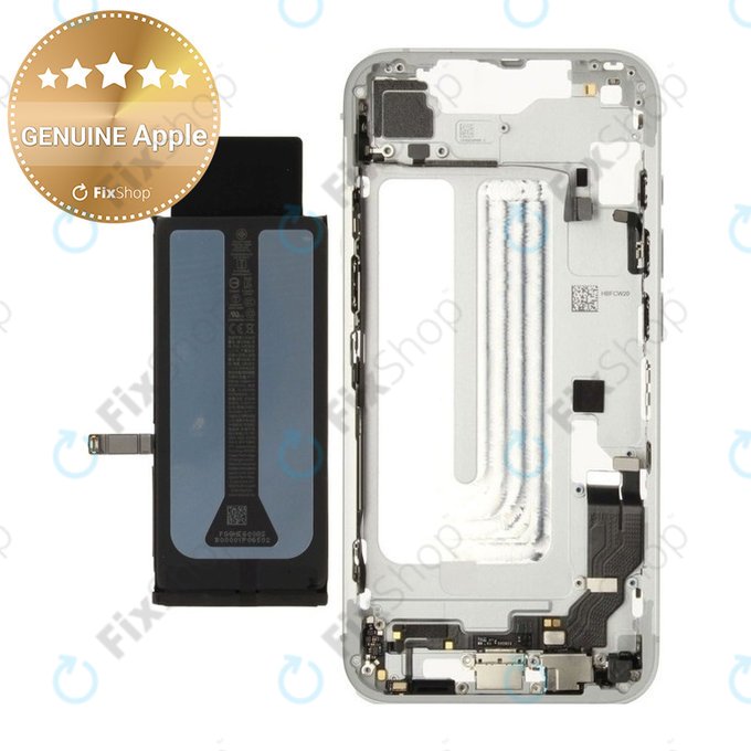 Mittelrahmen mit Batterie für iPhone 16e | White | ZD076-00698 | Genuine Apple