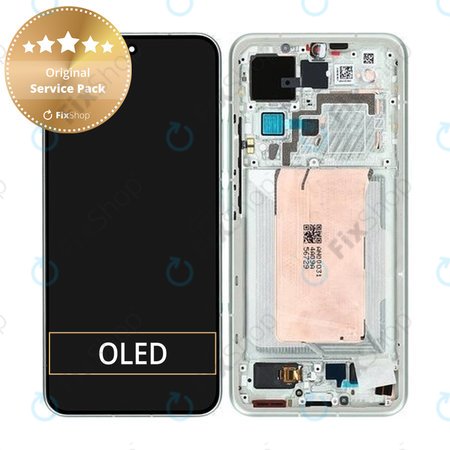Xiaomi 15 5G - LCD Display + Touchscreen Front Glas + Rahmen (Green) - 560063000O300 Genuine Service Pack