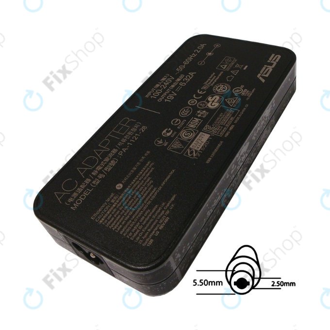 Ladeadapter für Asus, B04G266006100, 120W, 19V, Genuine Service Pack
