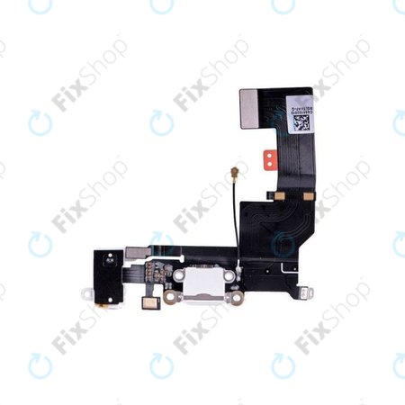 Apple iPhone SE - Ladestecker Ladebuchse + Flex Kabel (White)