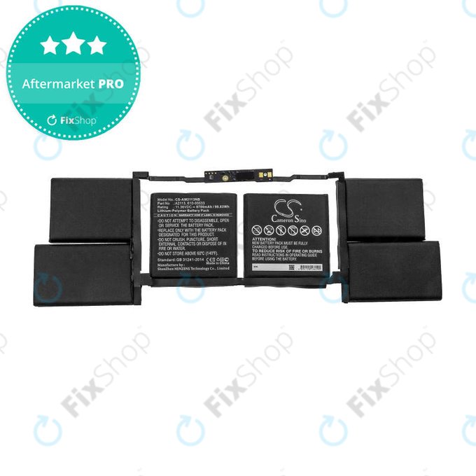 Apple MacBook Pro 16" A2141 (2019) - Akku Batterie A2113 8700mAh HQ